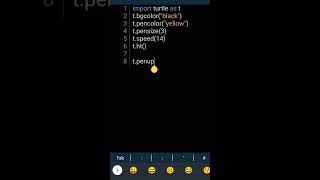 python turtle 🐢❤️ amazing Star design using python turtle ❤️❤️🥰🥰