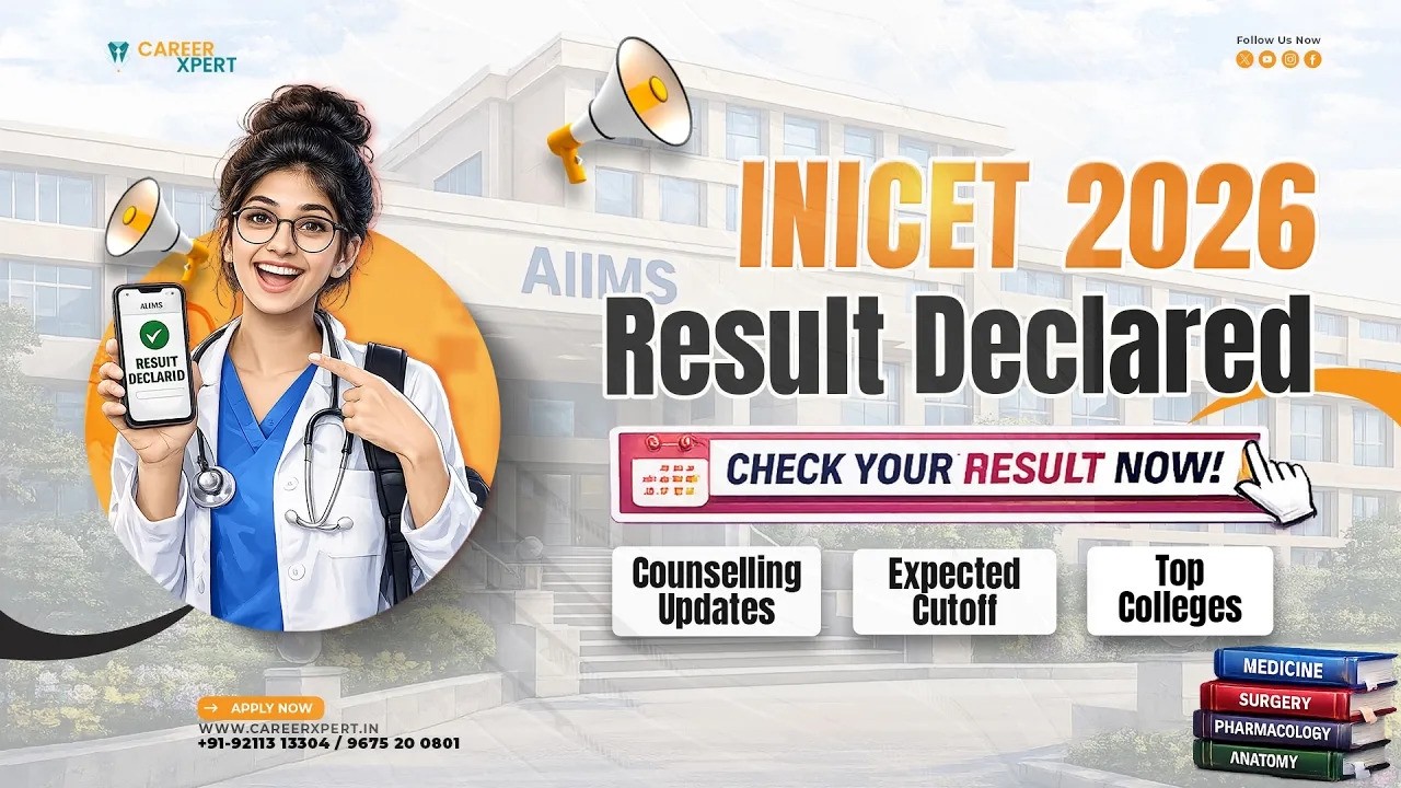 INICET 2026 Result Declared - Counselling related Updates, Cutoff, College and Other Details