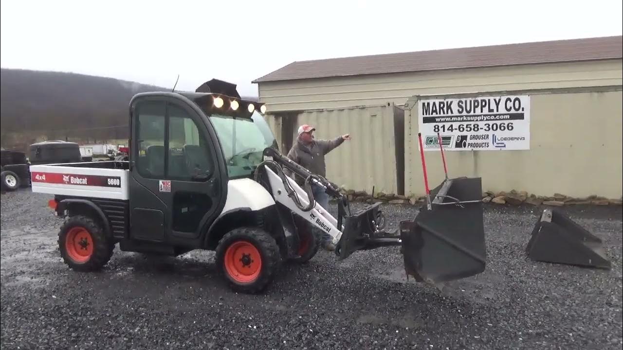 2009 Bobcat 5600 Toolcat Turbo Cab Heat Air 4X4 With Snow Plow Spreader