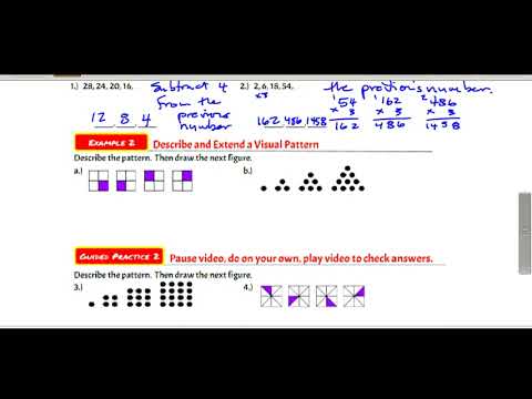 1.1 Describing Patterns