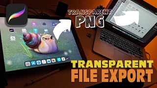 How to Export with a Clear Background - Procreate Tutorial for Transparent Images