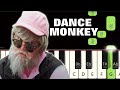 Dance monkey song   piano tutorial  piano notes  piano online pianotimepass dancemonkey