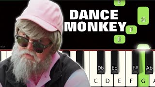 Dance Monkey Song 💖 | Piano tutorial | Piano Notes | Piano Online #pianotimepass #dancemonkey screenshot 5