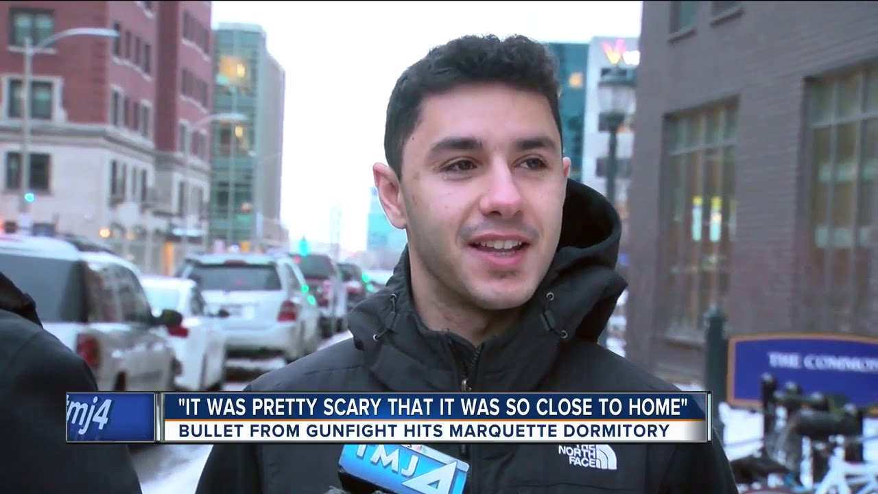 Stray bullet goes through Marquette University eighth floor dorm window