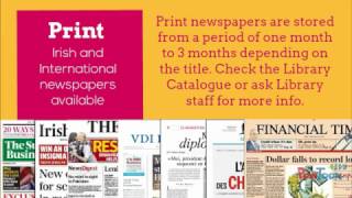 How to find Newspapers and News Articles in the Library