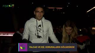 RADAMEL FALCAO EŞİ LORELEI TARON İLE İSTANBUL GECELERİNDE