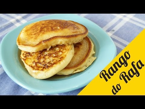 Panqueca americana (pancakes) - Rango do Rafa