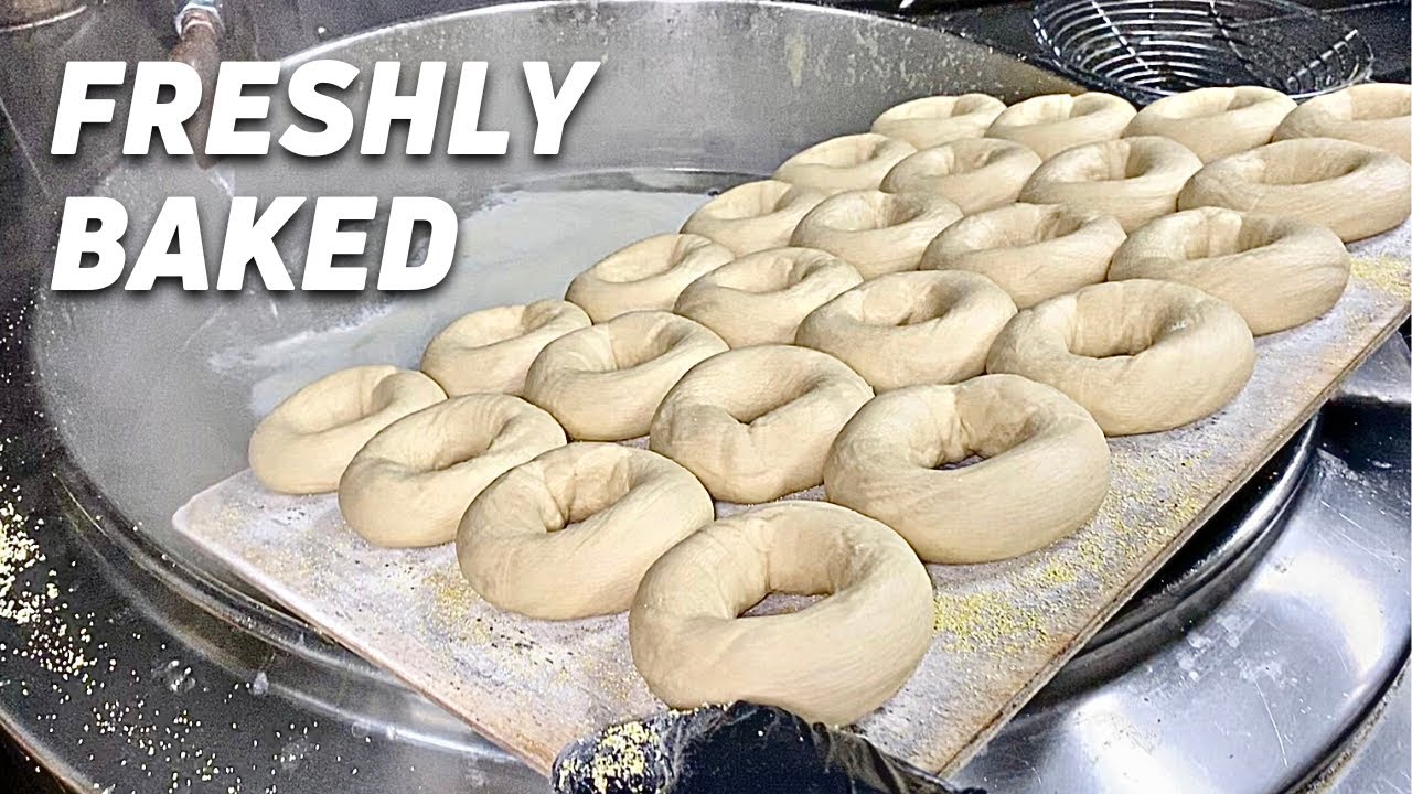 FRESH BAGELS | Breakfast Sandwiches | How Bagels are made | Los Angeles Food