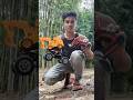 Remote Control JCB And Rock Car Testing 😃 #jimrancreator #jcb #rock #youtubeshorts #shorts #car