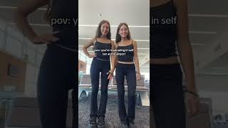 POV: marinating in self tan at the airport ? tanningthursday outerego twins faketan