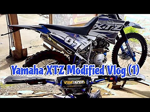 Video YAMAHA XTZ 125 MODIFIED |ADTECH CCTV PROJECT (vlog1) - youtube