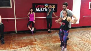 Advanced Salsa Move #451 - The random high kick