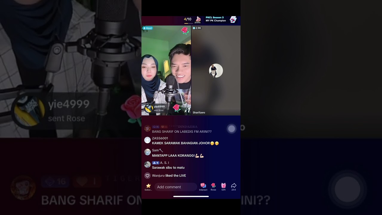 part3..#arullaroca #nursyachew lawan nyanyi dengan syarif dan umi😁