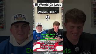 15 Words or Less!! #nfl#fyp#sports#trend#trivia