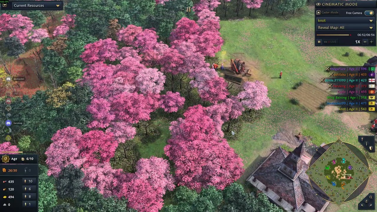 AOE4: All random civ, random team in The Hideout map