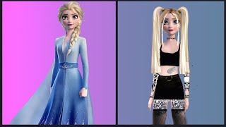 Bella Poarch Or Elsa Poarchglowing Up Elsa Into Rockstar Bella Porach