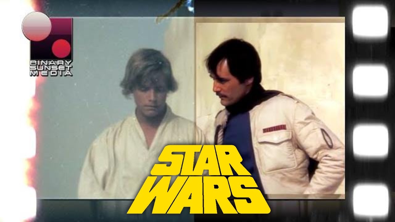 Star Wars  Deleted Scene Biggs and Luke Scene Restored