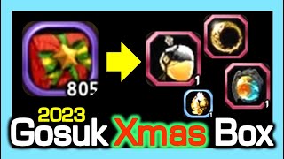2023 Xmas Gosuk Box / Content 'Ancient Energy' / Much more good items / DragonNest Korea (2023 Dec)