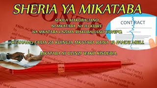 Tumia Dakika 10 Kufahamu Maana Ya Mkataba Pamoja Na Sheria Yake, Pia Jinsi Ya Kuingia Na Kutoka.