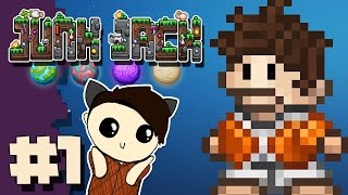 JUNK JACK | Gameplay | Surviving My First Day [#1] PC / Steam / Pixbits