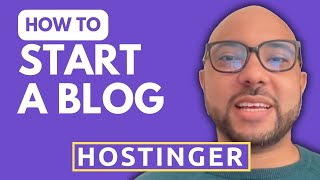How To Start A Blog In Hostinger Website Builder Beginner Tutorial