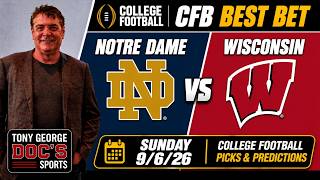 Datos Free Football Pick Notre Dame Fighting Irish vs Wisconsin Badgers , 9/6/2026 College Football Noticias