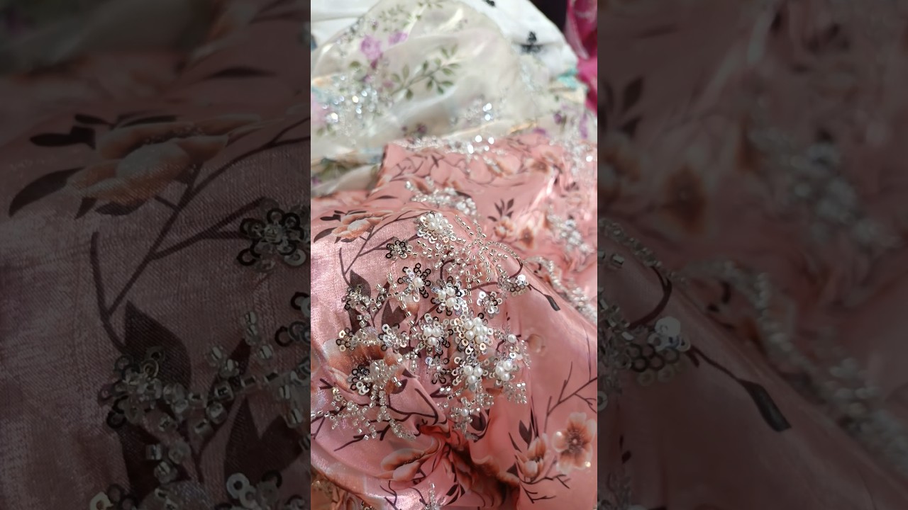 Printed Sheesha Silk Cut Dana Work 3 piece suit