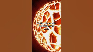Discovering Proxima Centauri: Our Nearest Star Just __* Light-Years Away #nasa #space #youtybeshorts
