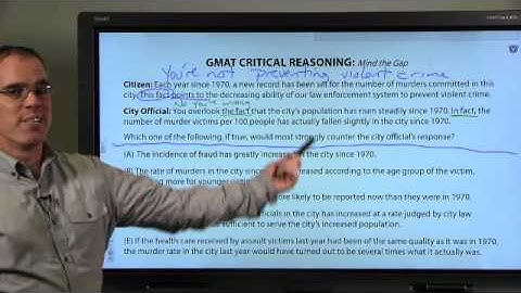 Online GMAT Classes with Veritas Prep, Lesson 2: Critical Reasoning Question Type