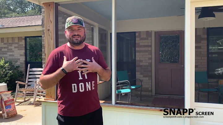 SNAPP screen Porch Screen Project Review - Dane fr...