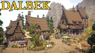 Feast Hall & Lumber Mill | Dalbek | Part 3 - Nordic Minecraft Town