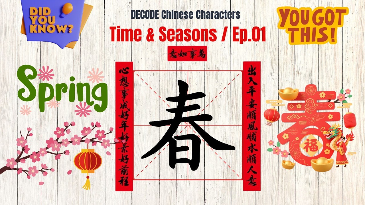Let’s Discover Time & Seasons Series Ep.01 | ‘春’ (chūn)