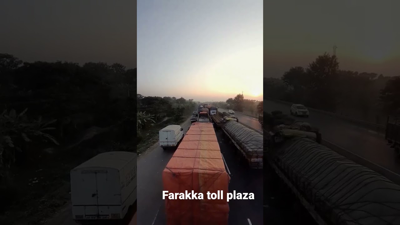 Farakka toll plaza road jam