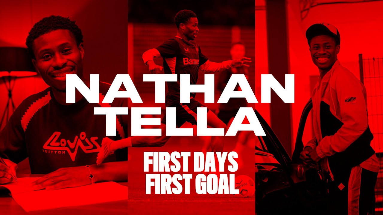 Nathan Tella neu bei Bayer 04: Seine ersten Tage und das erste Testspiel in Leverkusen