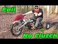 Rat Rod V8 Header Mini Trike Ride Fail