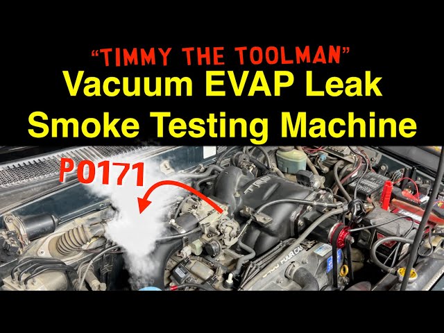 Vacuum Leak EVAP Diagnosis - Smoke Testing Machine (P0171) - YouTube