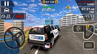 Car Driving Simulator - Stunt Ramp: Smash Car Hit #8 Police SUV! Android gameplay screenshot 5