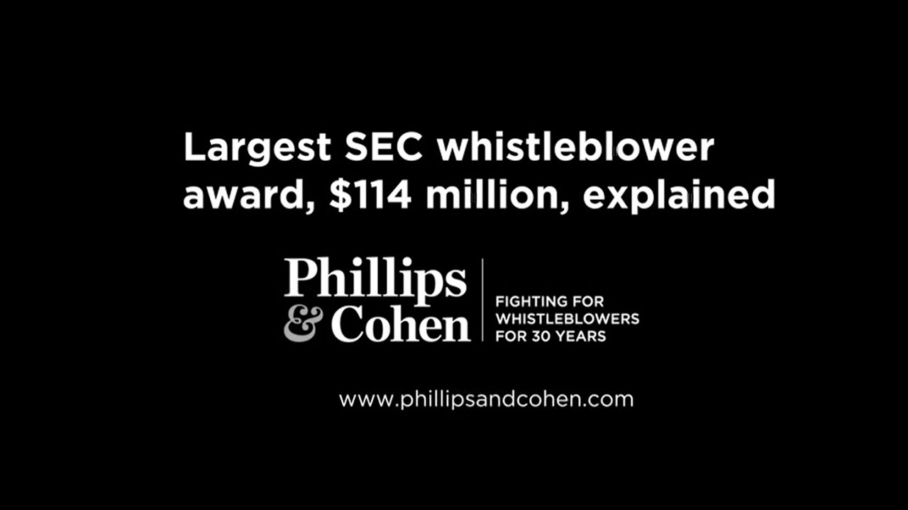 Largest SEC whistleblower award, $114 million, explained