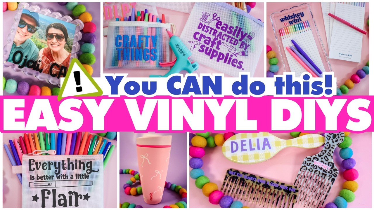 7 *EASY* DIY Cricut Projects That Don't Look Homemade (Beginner-Friendly!)