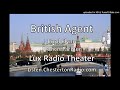 British agent  errol flynn  francis farmer  lux radio theater