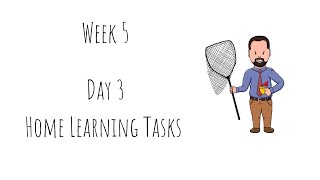 Famous Week 5 Day 3 Home Learning Tasks Wealth
