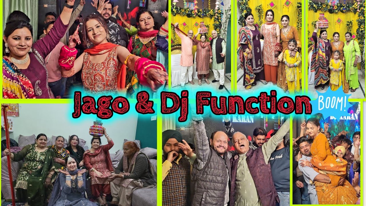 Best jaago Ceremony | Dj night dance & bhangra | punjabi wedding culture || jago & dj night |