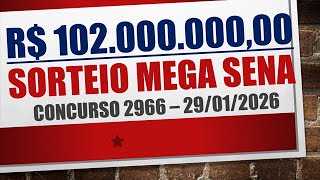 Mega-Sena Results 01/29/2026 Contest 2966 | Winning Numbers screenshot 5