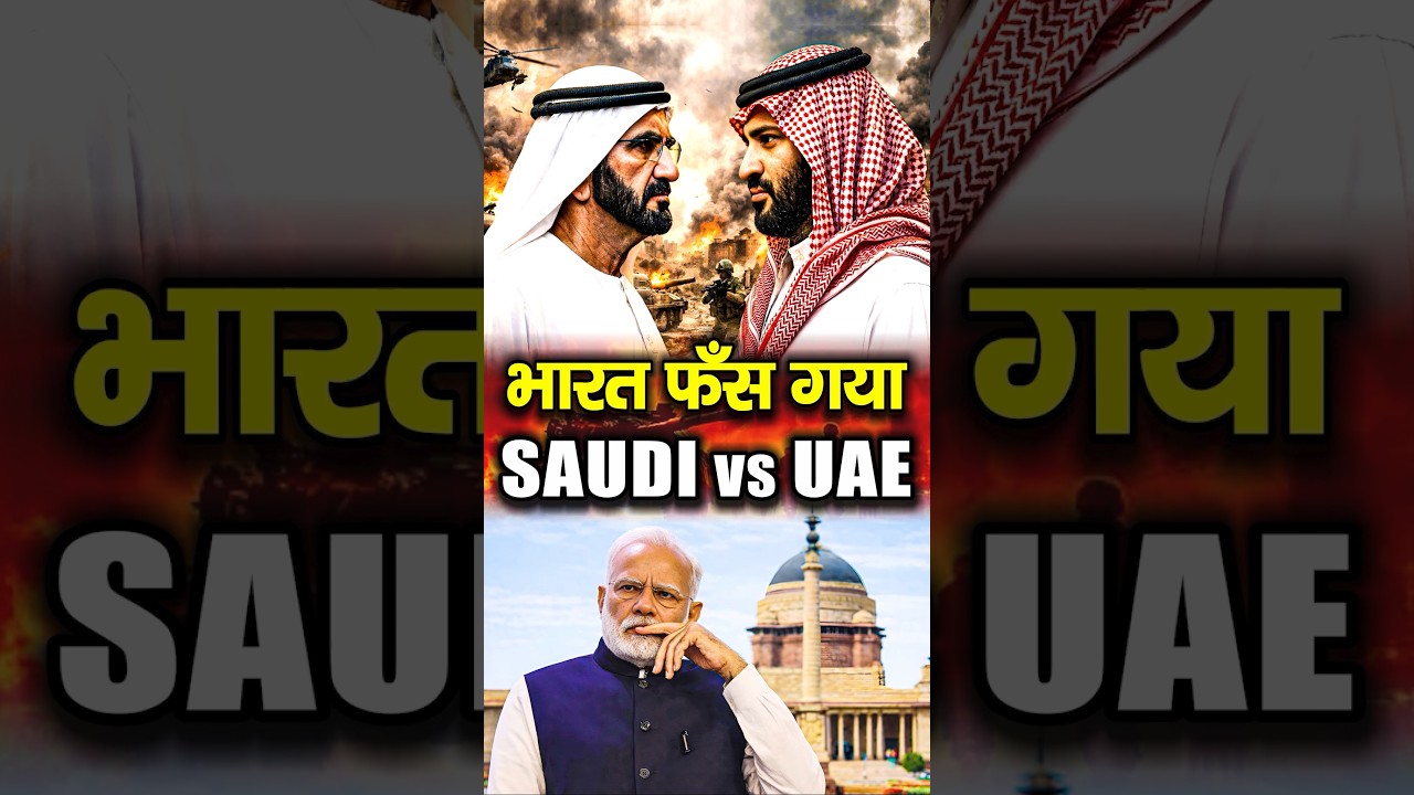 भारत फँस गया | Saudi Arabia vs UAE | India - UAE Diplomacy | Middle East Power Clash EXPLAINED