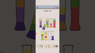 Sortpuz level 34 water color puzzle game 2022