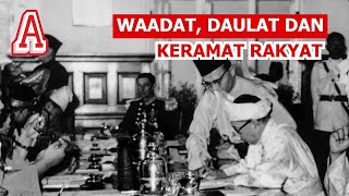 Waadat,Daulat Dan Keramat Rakyat
