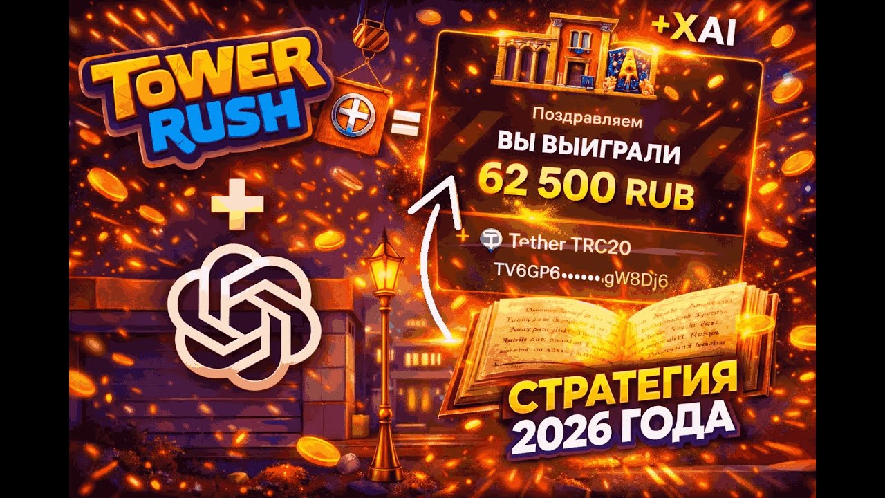 🎁 TOWER RUSH - СТРАТЕГИЯ 2026 ГОДА 🎰 КАК Я ВСЕГДА ОСТАЮСЬ В ПЛЮСЕ❓МОИ СОВЕТЫ И ЛИЧНЫЙ ОПЫТ 💪