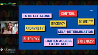 Information Let’s get radical: digital privacy as a collective issue - Samantha Floreani (PyConline AU 2021) News