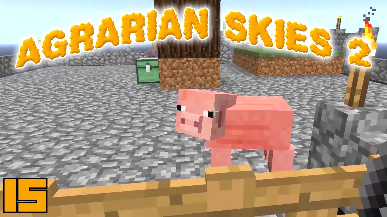 Minecraft Mods Agrarian Skies 2 - MOB ESSENCE !!! [E15] (Modded Skyblock)