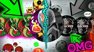 99,9% IMPOSSIBLE SAME SIZE AUTOSPLIT POPSPLIT IN AGARIO (Agar.io GLITCH)